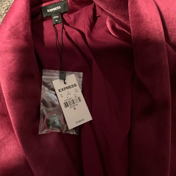 Express velour pantsuit pants and blazer new - Picture 2 of 4